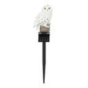 LED Solar Schneeeule Gartenstecker