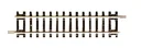 12 Stück Gerades Gleis G½, Länge 115 mm (halbe Standardlänge)