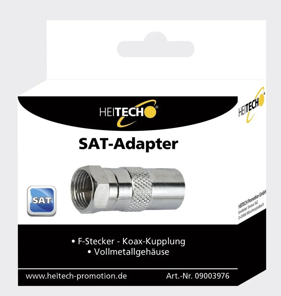 SAT-Adapter F-Stecker-Koax Kupplung