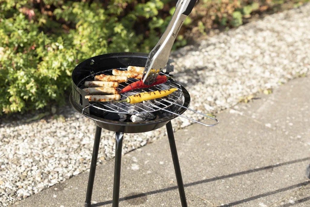 Holzkohle-Rundgrill, "CG-IV-270", 45,5cm, Schwarz