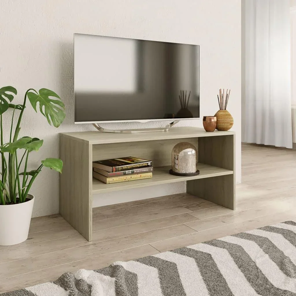 TV-Schrank 80x40x40 cm Spanplatte Eiche Sonoma