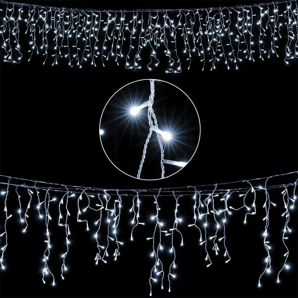 Weihnachtsbeleuchtung Lichterkette - 200 LEDs - 10 m - Innen und Außen