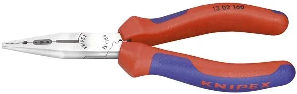Verdrahtungszange, 160 mm mit 2 Komponenten-Griff
