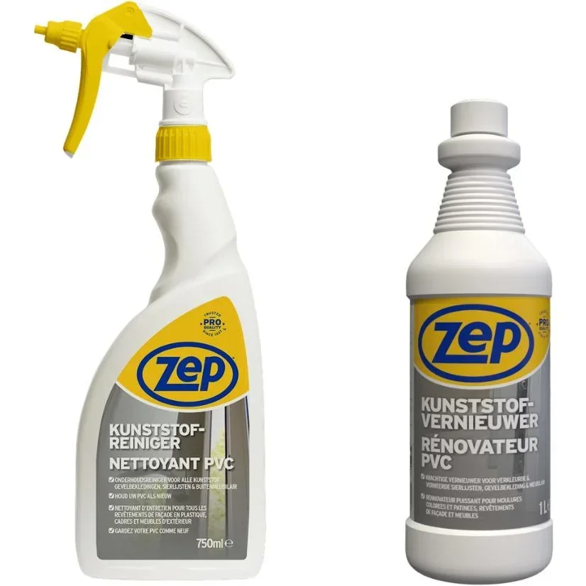 ZEP Kunststoff-Entferner - 1 L und ZEP Kunststoff-Reiniger - 750 ml