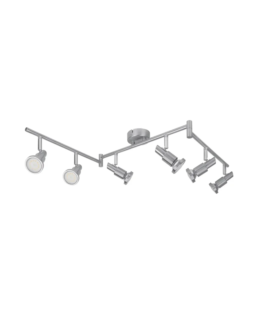 LED Spot Deckenanbau Leuchte GU10 6 x 3 Watt, mit 6 Spots