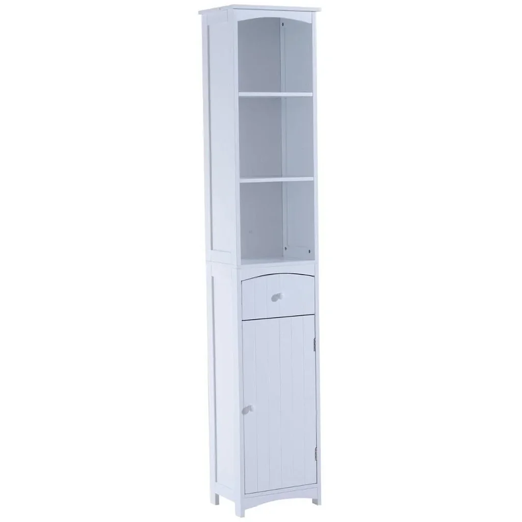 Badschrank 34x24x170cm Badezimmerschrank Badregal