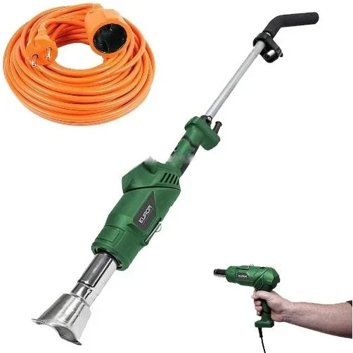 Elektrischer Unkrautbrenner - 3 in 1 - 2000 Watt mit 10 Meter Verlängerungskabel