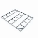 Fundamentbodenrahmen 10x8 für Dream + Tower