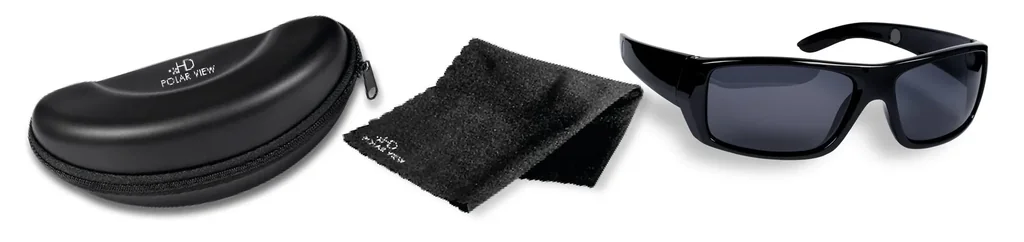 Polarisierte Sonnenbrille "HD Polar View", Schwarz
