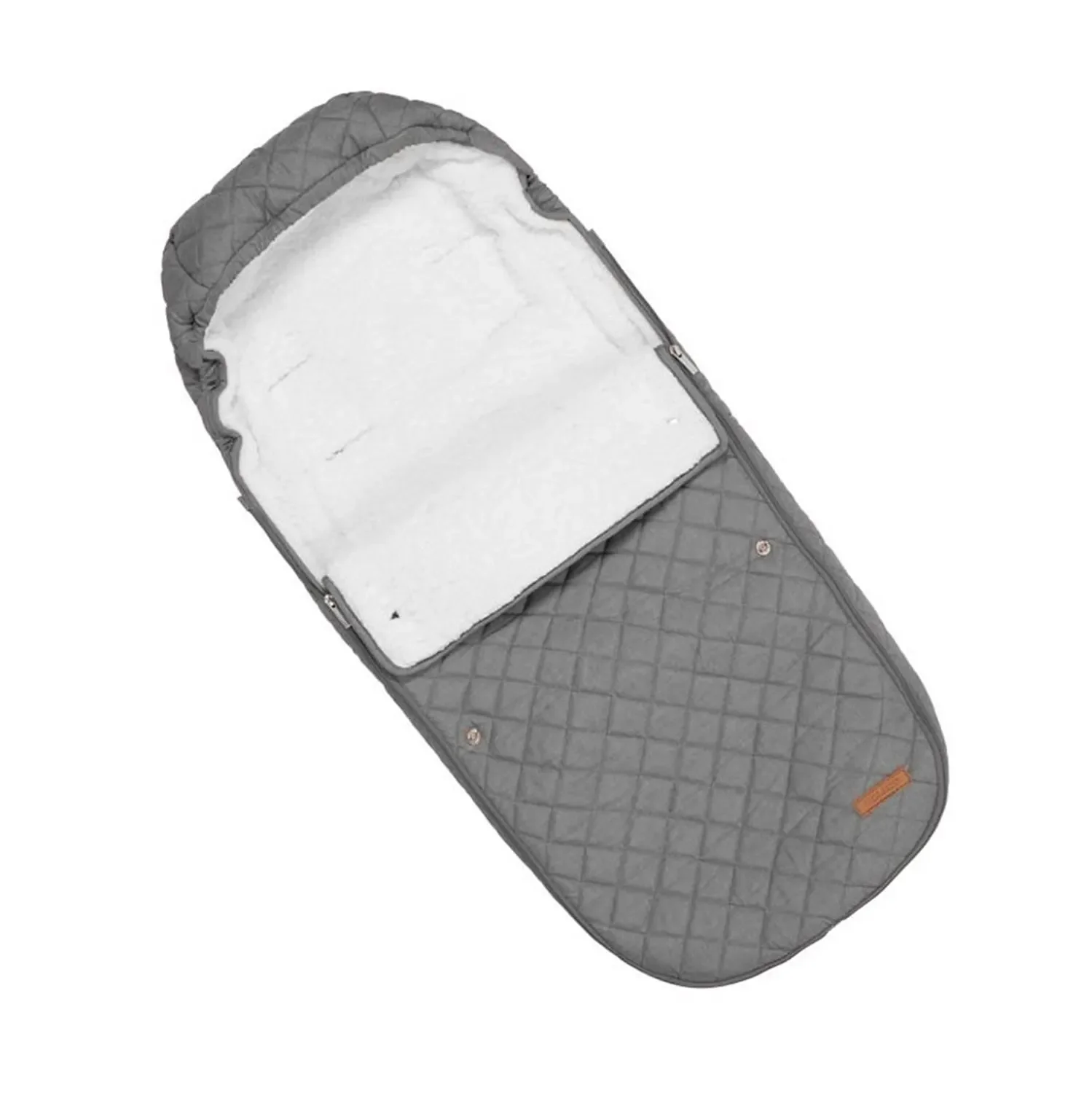 Little Dutch Fußsack, Winterfußsack, Babyfußsack - fur Kinderwagen, Grau