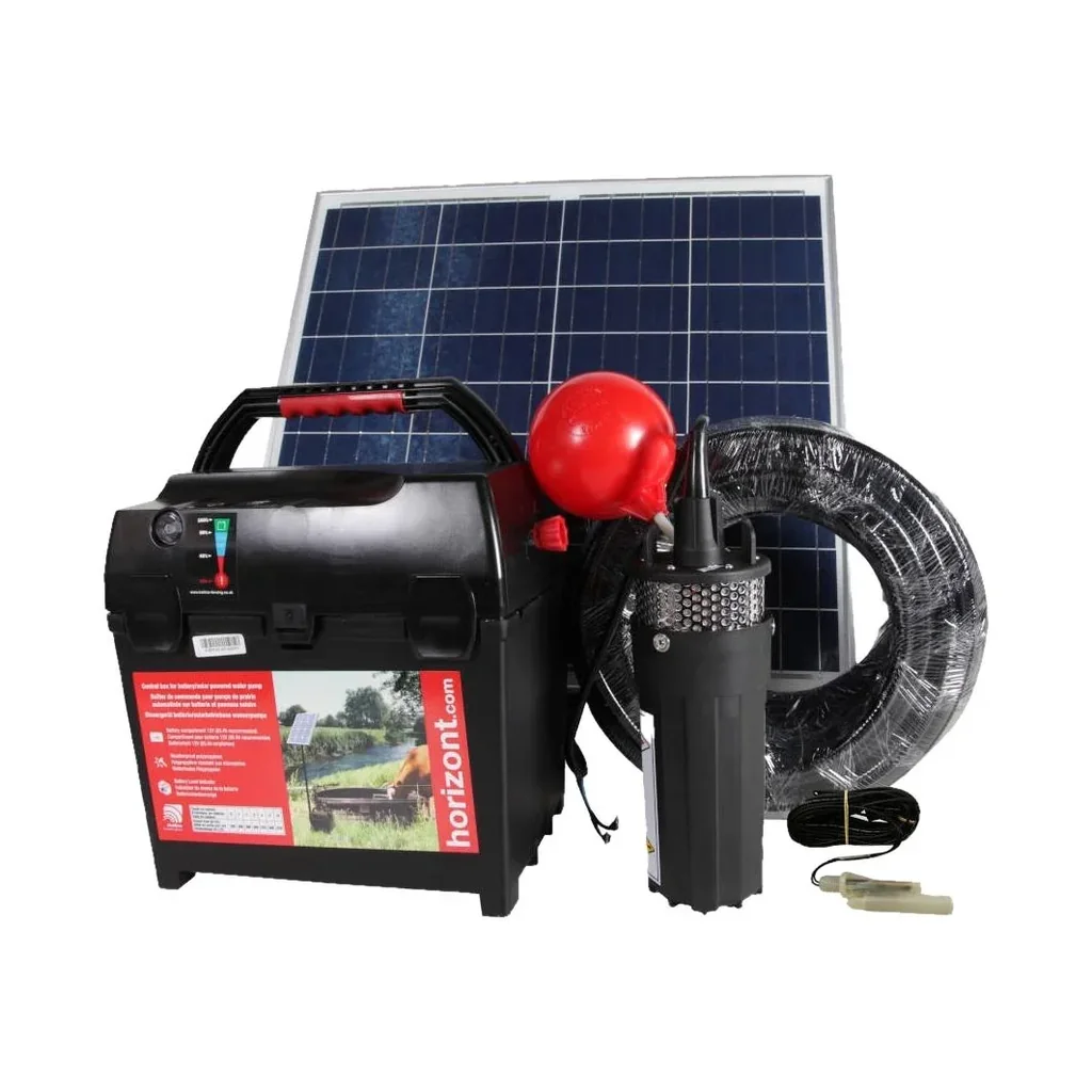 Weidepumpen-Set mit Solarpanel