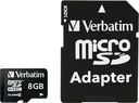 8 GB microSDHC Speicherkarte mit SD Karten-Adapter, Class10