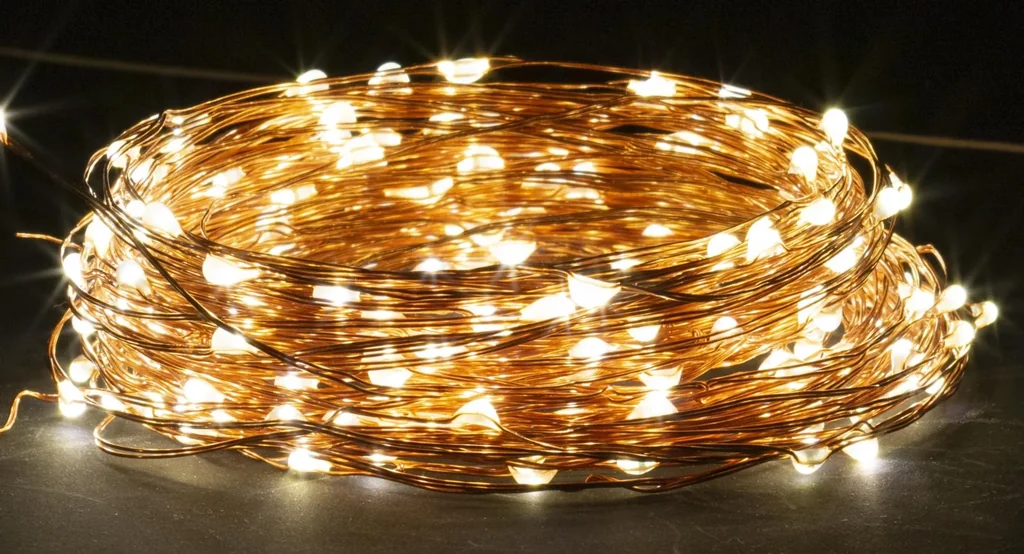 Solar Lichterdraht mit 100 LEDs