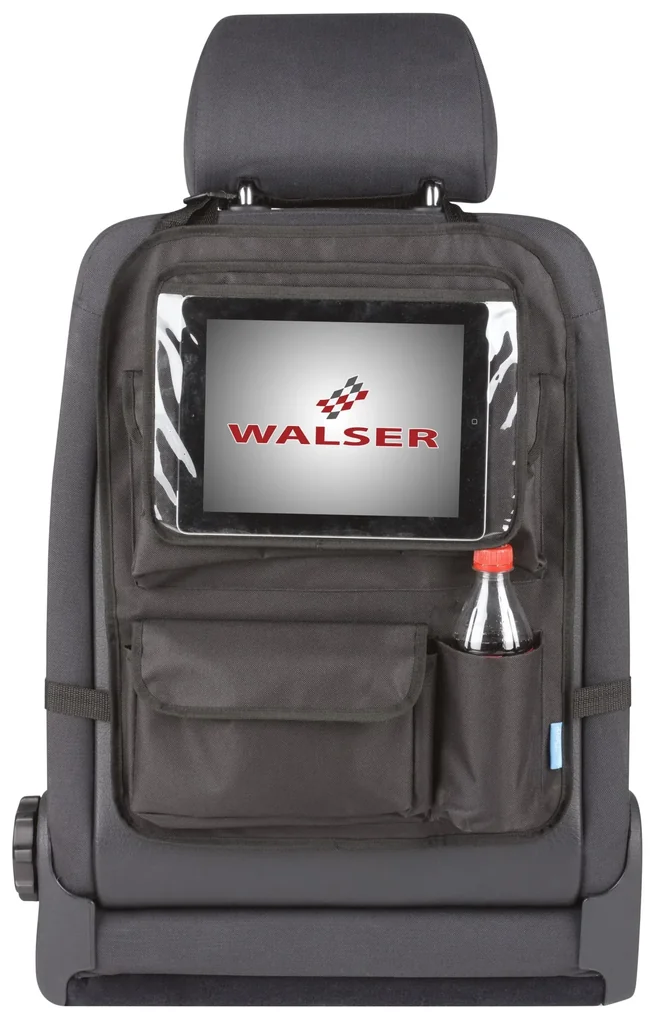 Rücksitztasche Maxi mit abnehmbarem Tablet-Halter schwarz
