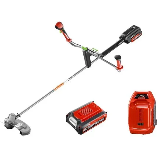 Grasschneider mit Griffen + 5.0 Akku & Schnellladegerät 40V