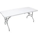 Campingtisch - Klapptisch - 180 cm - Weiß