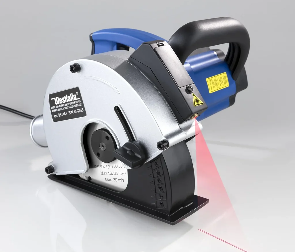 Mauernutfräse 1700 Watt inklusive 2 Diamant-Trennscheiben 150 mm