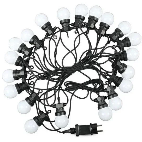 VT-71020 Lichterkette - Wasserdicht - 20 LED-Lampen - 3000K - 10M