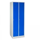 Umkleideschrank Spind RAL 7035 / 5012, 1775 x 600 x 500 mm