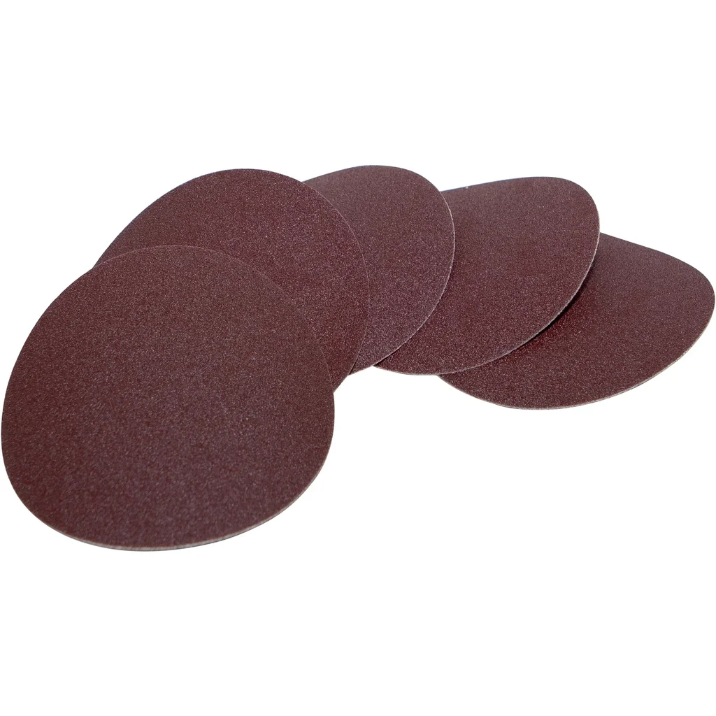 Schleifpapier Klettverschluss K80, O125mm, 5 Stück