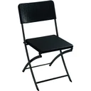 klappstuhl - in rattan-optik