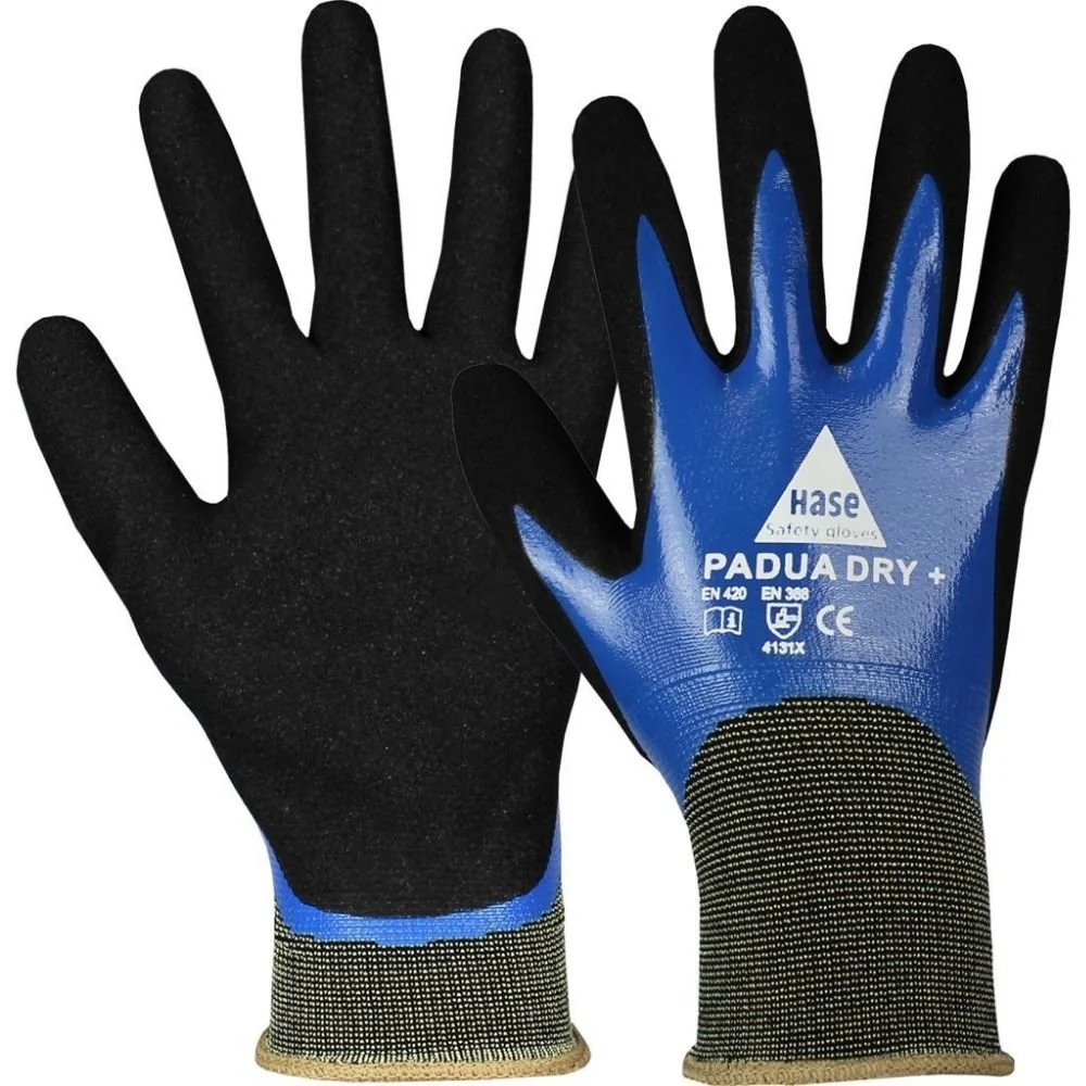 Montagehandschuhe, Arbeitshandschuhe Gr. 11, Nitril, Padua Dry, Gripoptimiert