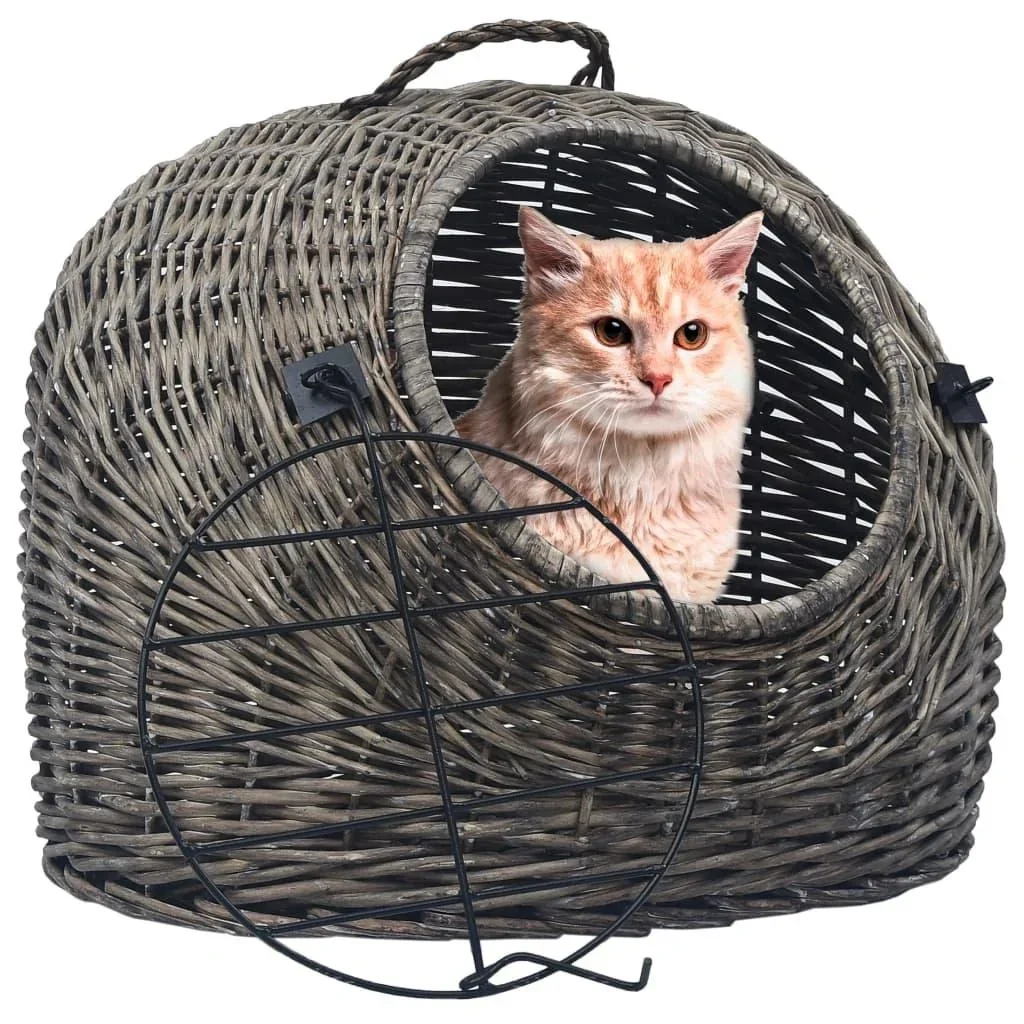Katzentransportwagen 50x42x40 cm natur