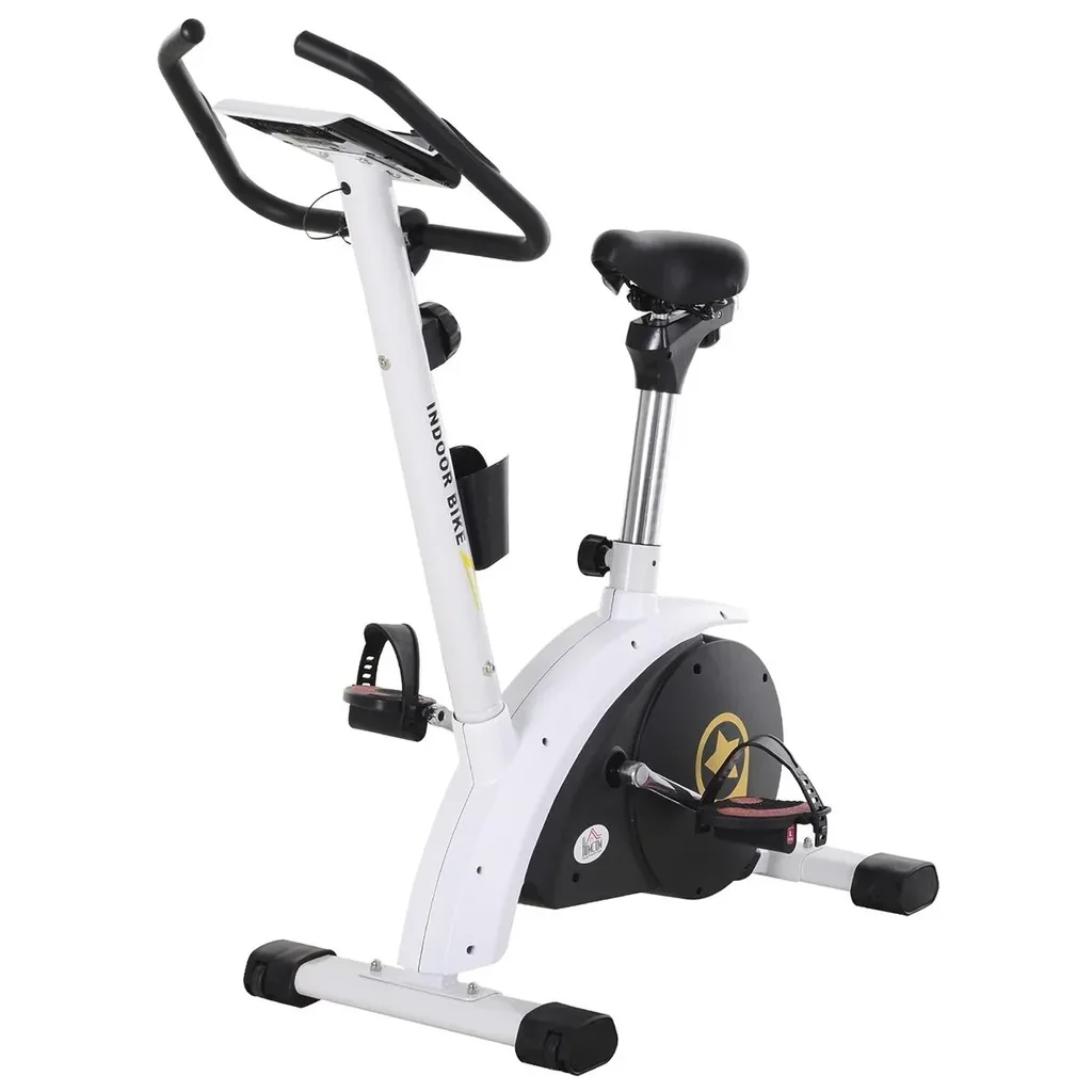 Heimtrainer mit Magnetwiderstand weiß