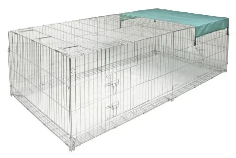 Freilaufgehege mit Ausbruchsperre, passend für Hühnerstall Art.830317