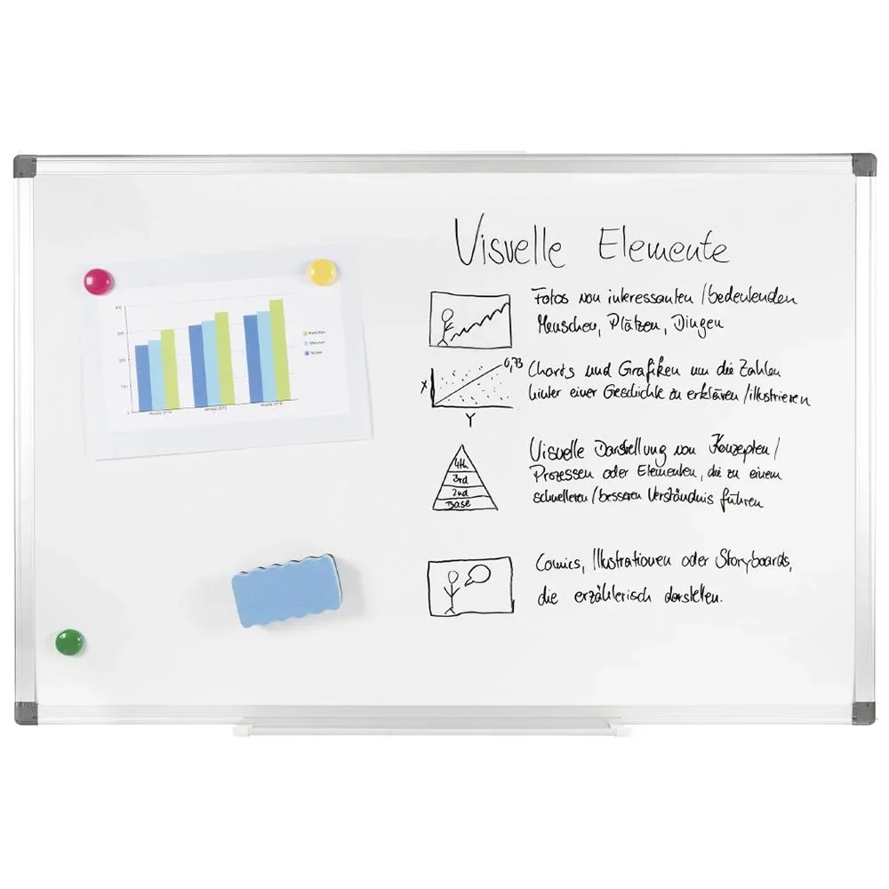 Whiteboard XXL Pro - Magnetische Schreibtafel + Zubehör