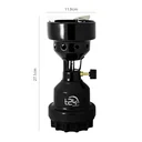 Campingkocher 2 in 1 NO-190 schwarz