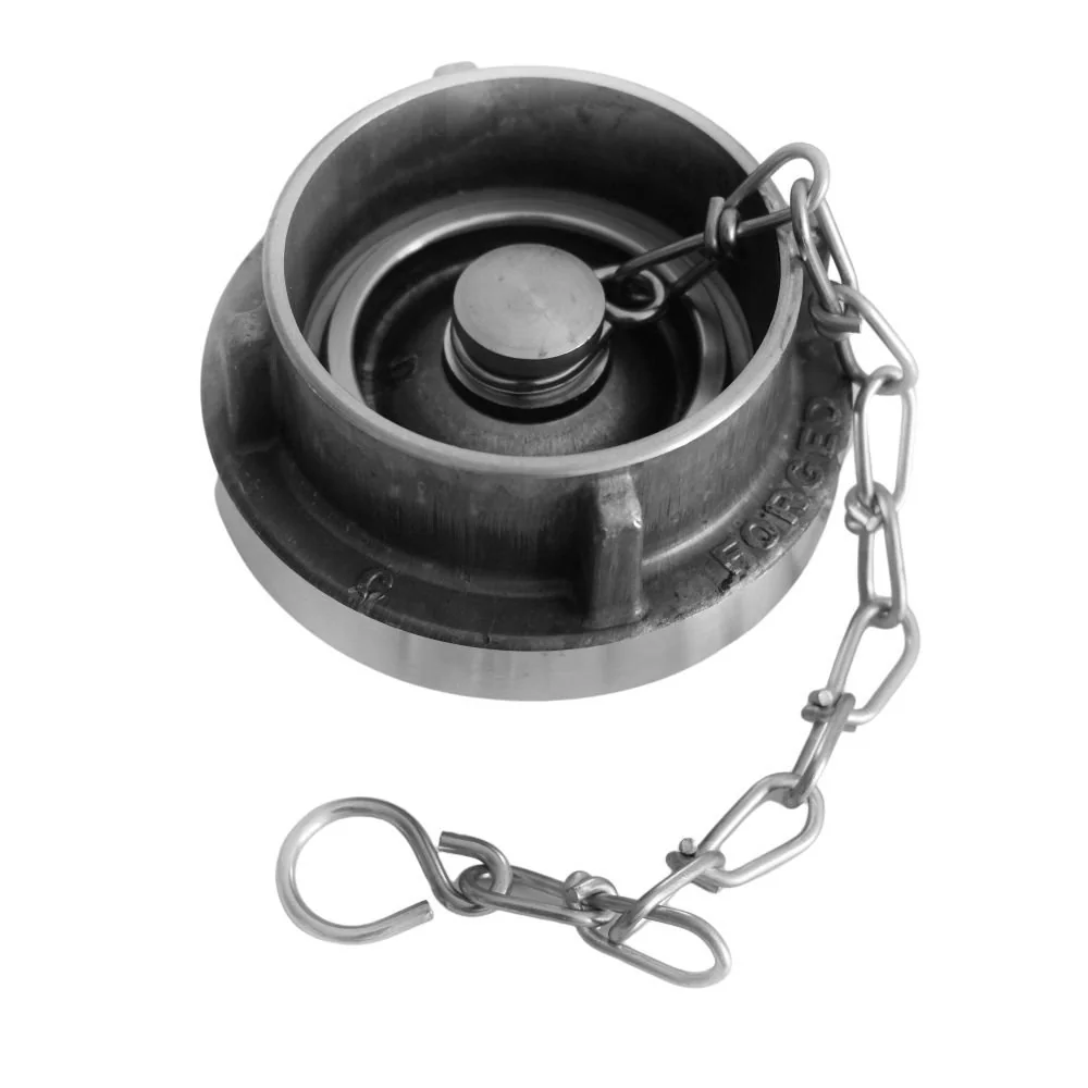 Storz Kupplung C Blindkupplung mit Kette, System C, DIN 52-C