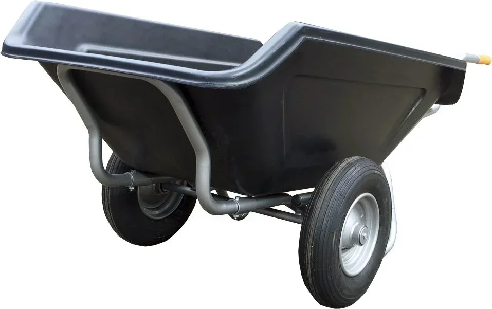 Großmulden-Schubkarre "Maxima", 250 Liter, 2 aufgeschäumte Wflex-Räder