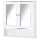 Spiegelschrank mit Ablage weiß