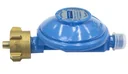Regler 50 mbar - 1 Abgang, Durchfluss 1,5 kg/h, für Butan/Propan, 1/4'' Linksgewinde