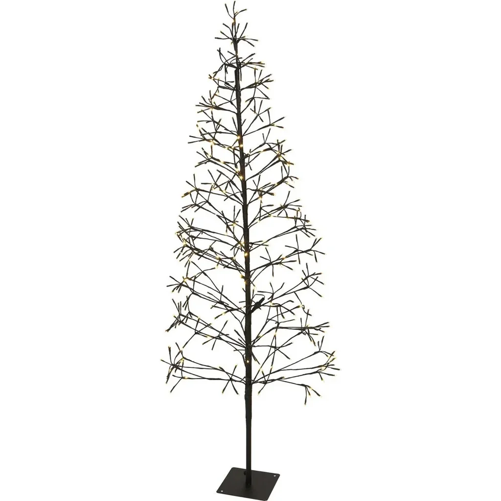 Lichterbaum 160 LED - 120 cm - Für innen UND außen - Warmweiß