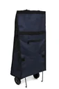 Einkaufstrolley blau, faltbar