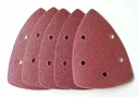 Schleifdreiecke 140 x 140 x 8 mm, Korn 80, 5 Stück