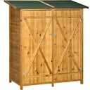 Gartenhaus für Werkzeugaufbewahrung - Bitumendach - Weißholz - 140 x 75 x 160 cm