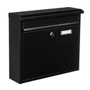 Briefkasten aus Metall, schwarz