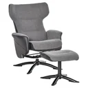 Ruhesessel Sessel Fernsehsessel Relaxsessel Liegesessel Ledersessel Loungesessel 360° drehbar mit Fußstütze und Couch ve