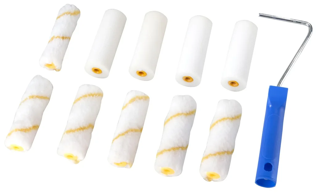 11 -teiliges Wand- und Lackfarben - Rollset