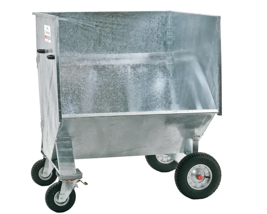 Großraumkuli für Hoflader, schmal B 130 x T 110 x H 150 cm