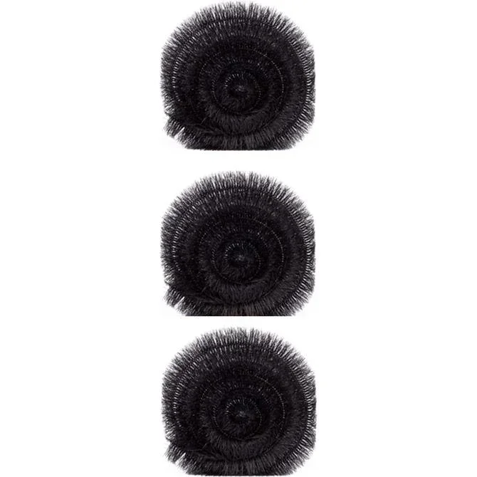 Dachrinnenfliese schwarz - Ø10 CM X 4 MTR - Satz von 3