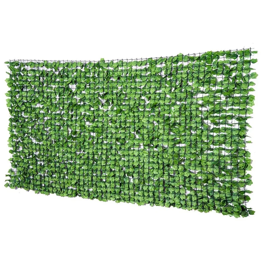 Sichtschutz Künstliche Hecke Wanddekoration 1.5x3m Hellgrün