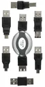 USB-Adapter-Set, 7-teilig