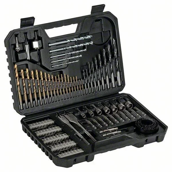 Titanium-Bohrer-Set, V-Line, 103-teilig
