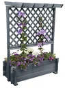 Rankkasten mit Pergola klein, grau