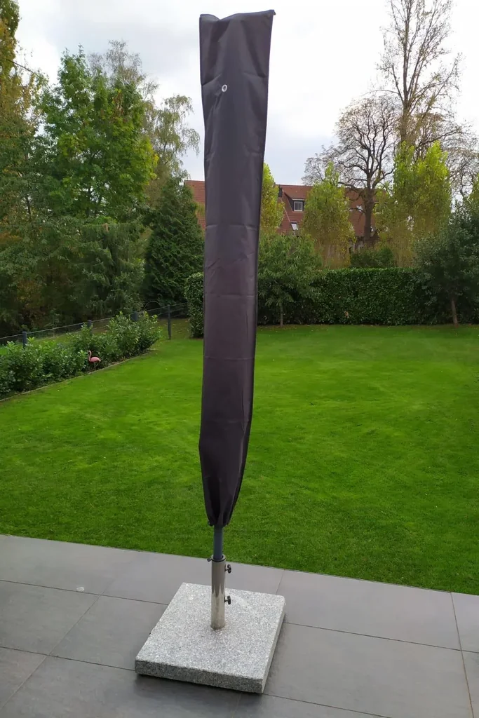 Komfort-Schutzhülle für Sonnenschirme, für Ø 200-400 cm, Anthrazit