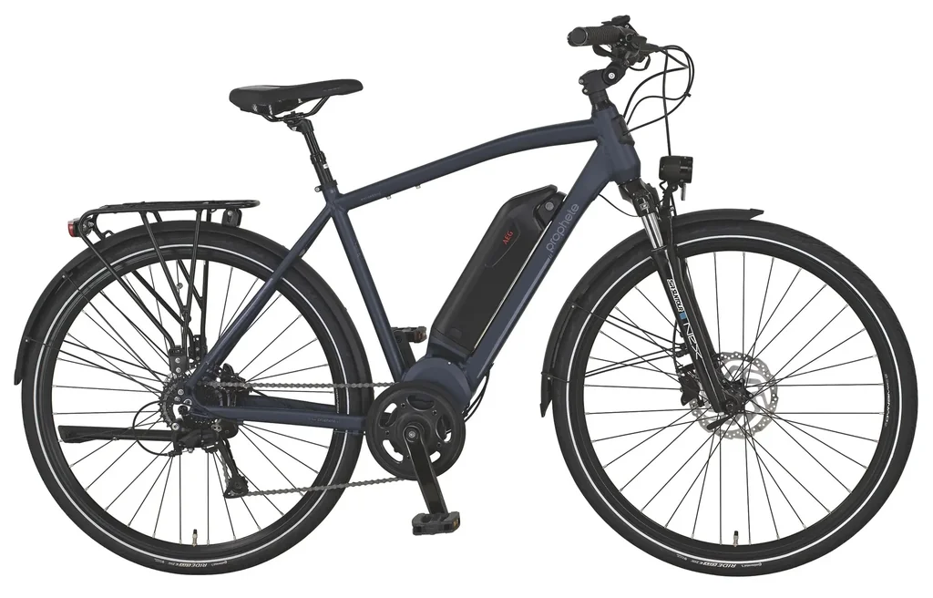 ENTDECKER 23.EMT.10 Trekking E-Bike 28" AEG EcoDrive Herren Diamant 28": Rahmengröße 52cm